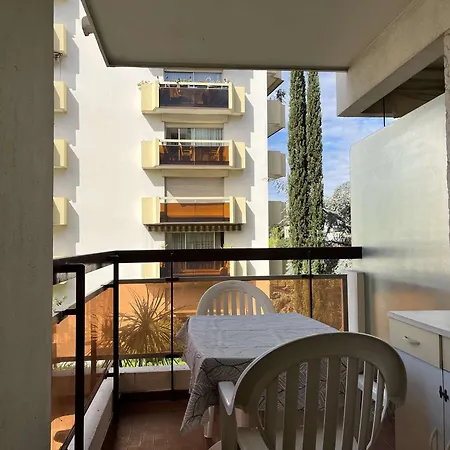 2p Avec Terrasses, Parking Prive, A 100m Des Plages - Juan-les-pins - Fr-1-252-196 *